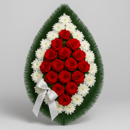 Coroană Funerară Personalizată – Model „Eterna Amintire”