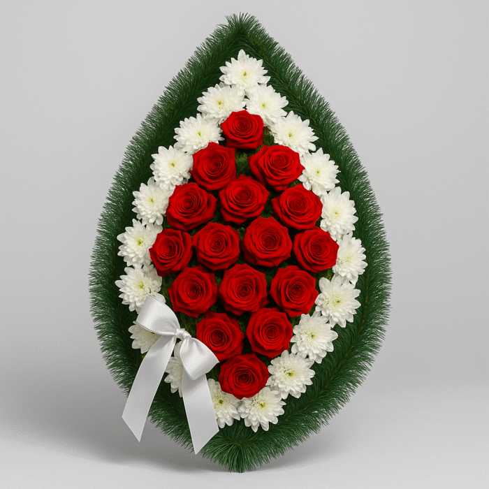 Coroană Funerară Personalizată – Model „Eterna Amintire” - imagine 1